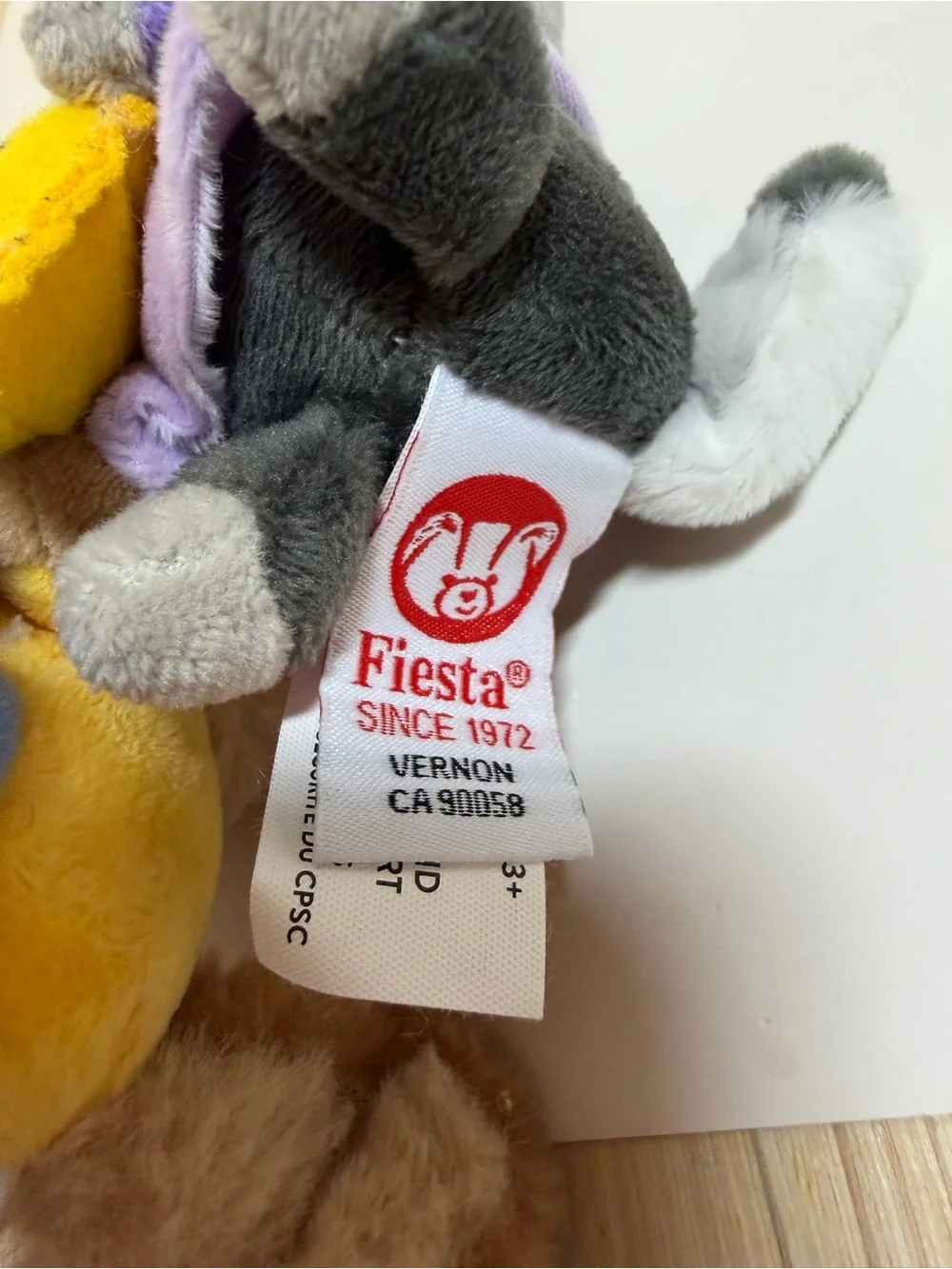 Fiesta magnetic best friends plush. Squirrel and wolf